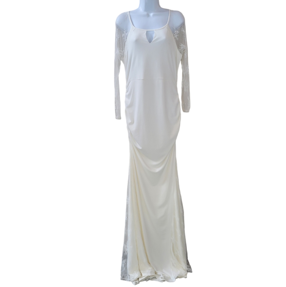 KIMI + KAI Maternity Mermaid Bridal Gown Size M